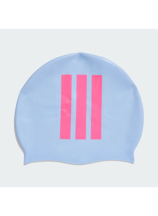 Adidas Kids 3-Stripes Swim Cap - Image 2
